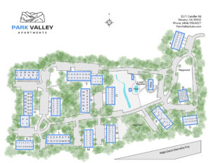 Park Valley Apartments site map